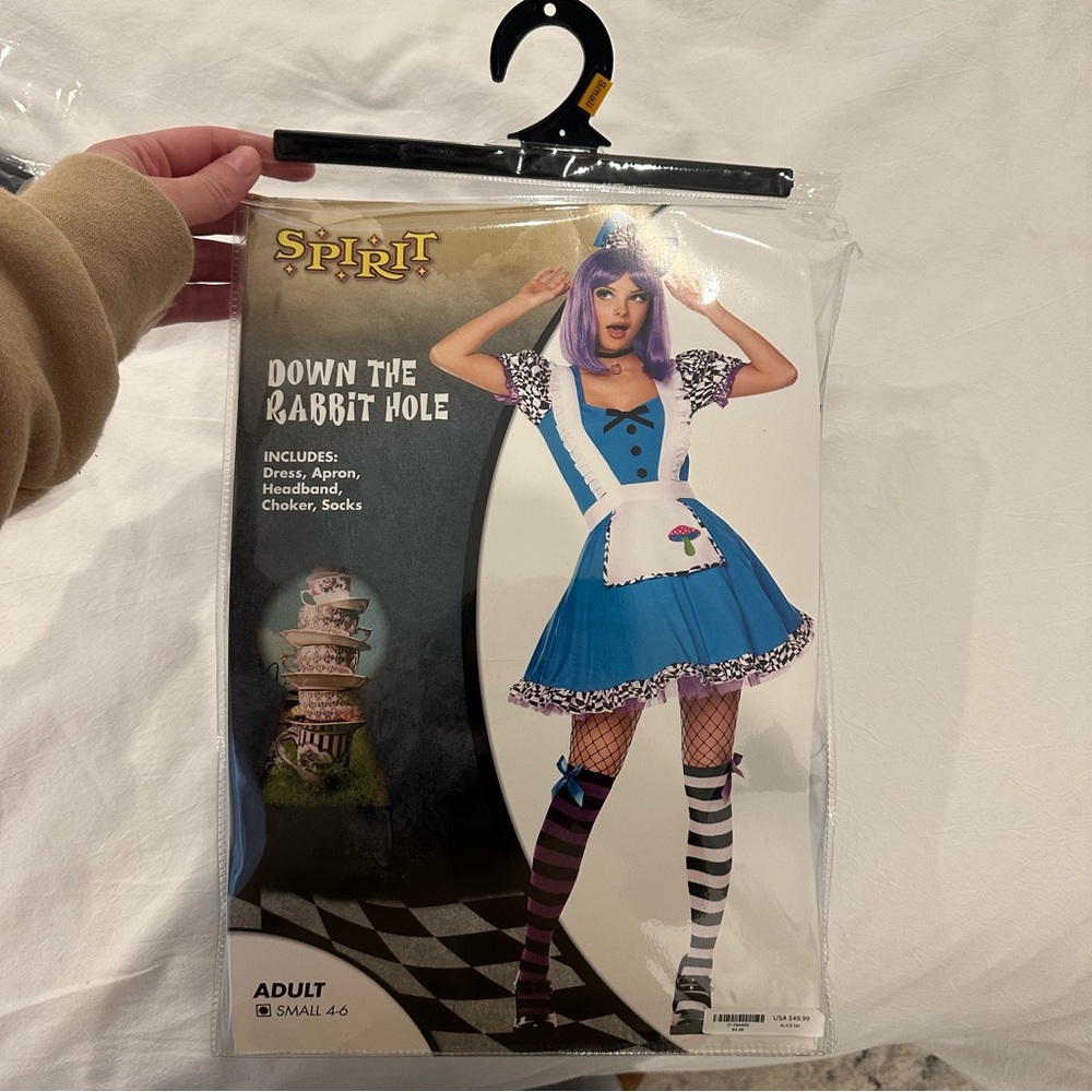 Women’s Adult Alice in Wonderland Down the Rabbit Hole Costume Spirit Halloween